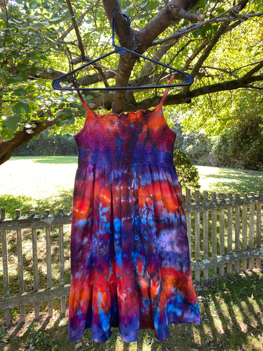 “Fire & Ice” Ultimate Sundress ~ kid’s size 8