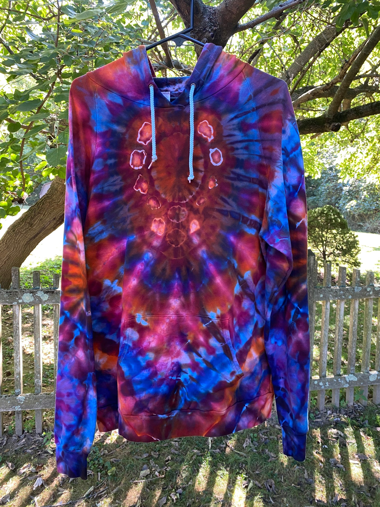 “Fire & Ice” hoodie ~ size L