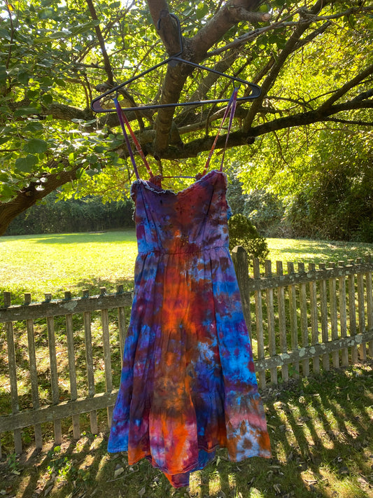 “Fire & Ice” Dress ~ size L