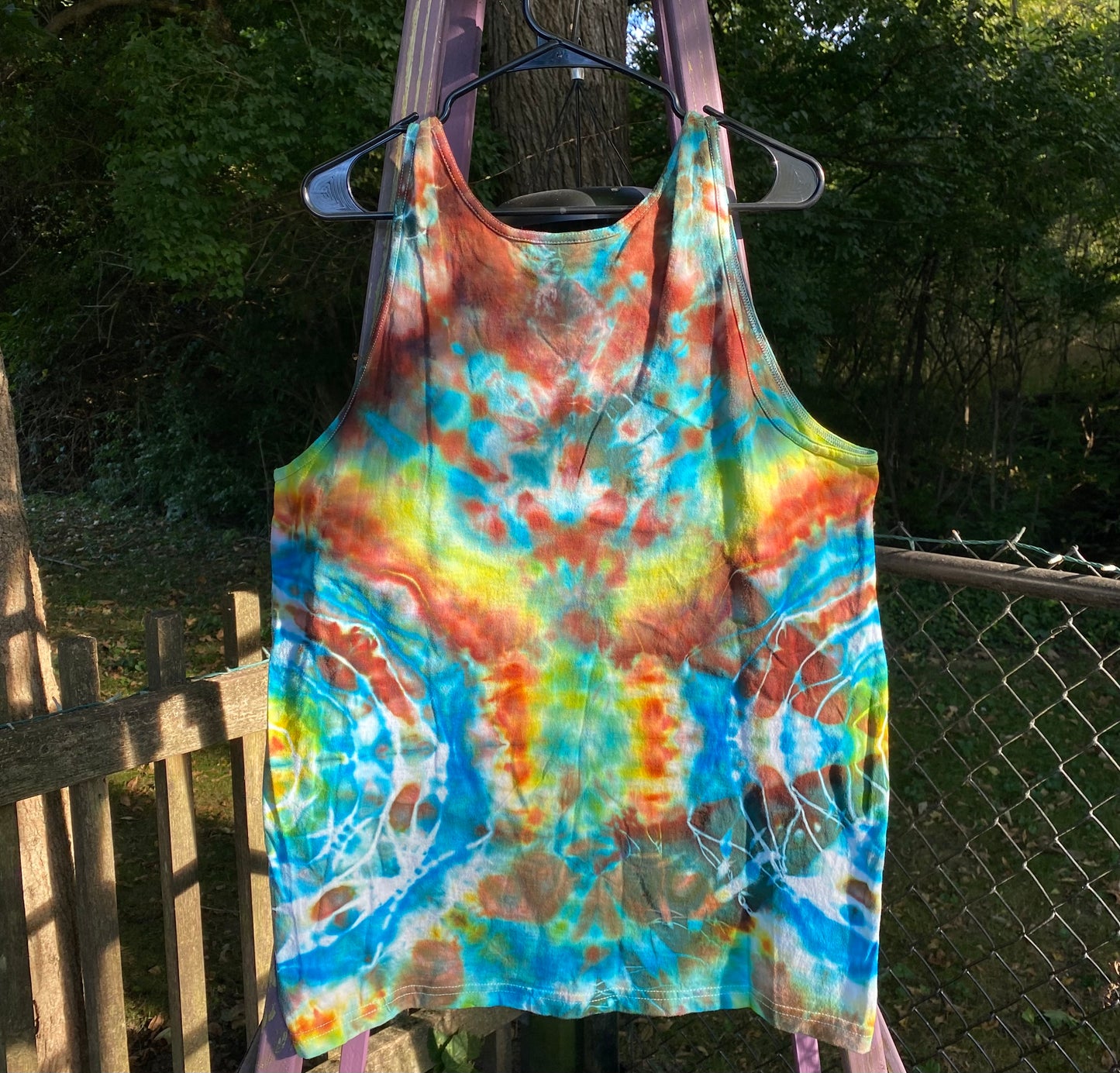 “Rustic Wave” Men’s Tank ~ size L