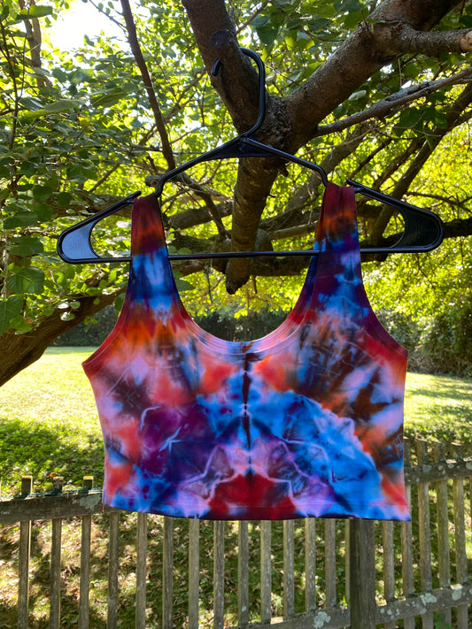 “Fire & Ice” Crop Tank ~size L