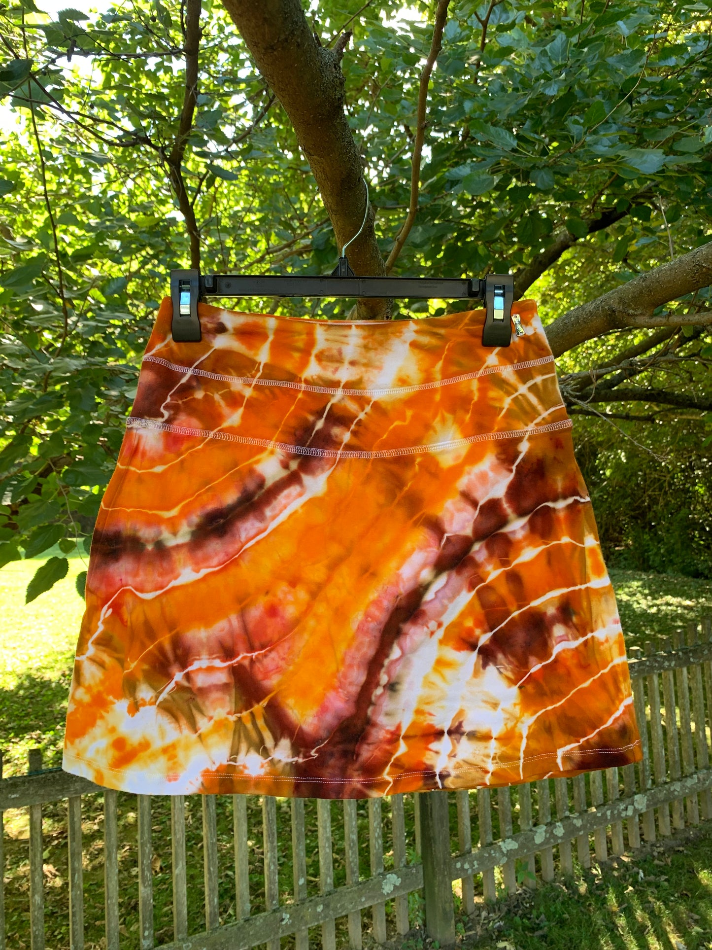 “Stonefruit” upcycled golf skort ~ size S