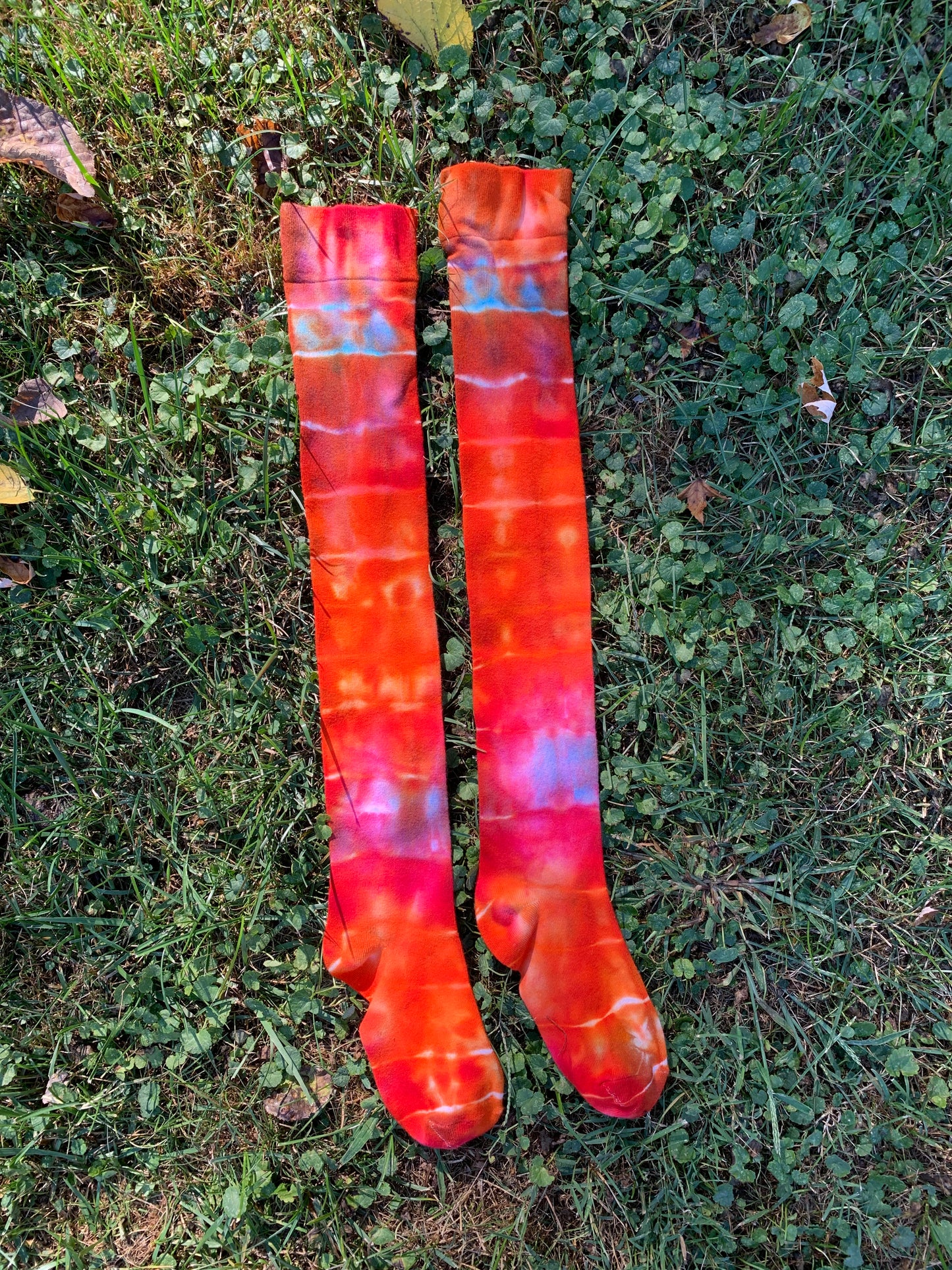 “Fire & Ice” Knee-high Socks